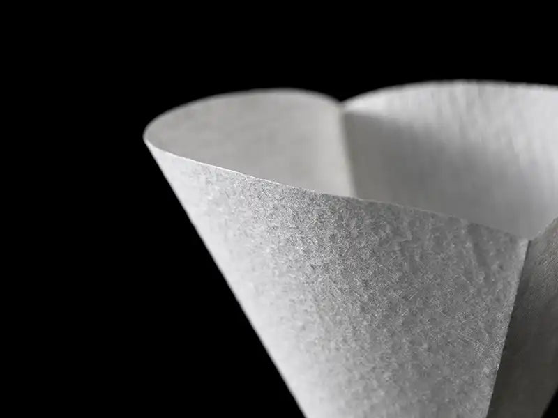 Nahaufnahme von einem Filterpapier der Marke CAFEC