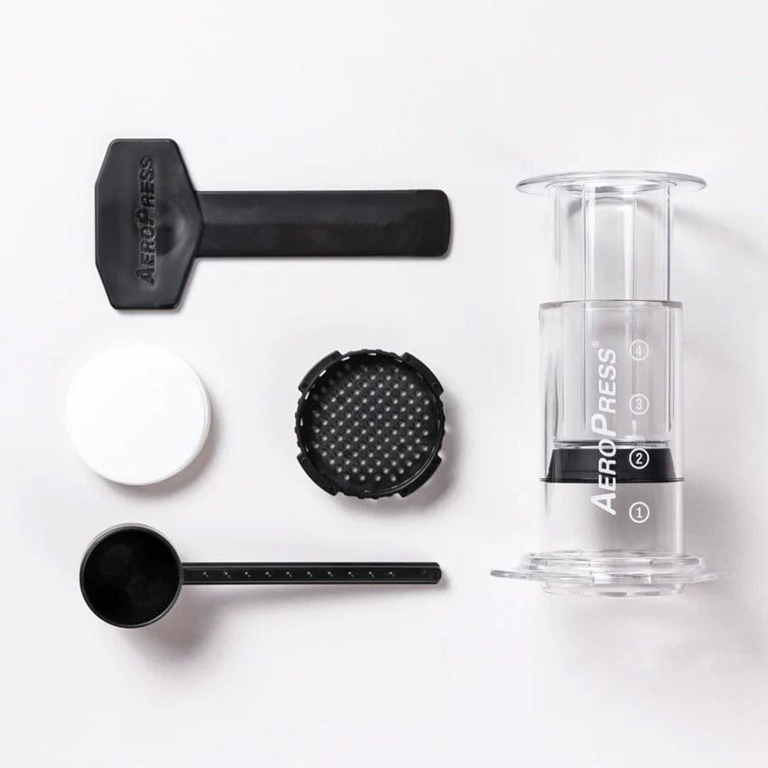 AeroPress Coffee Maker Clear | Lieferumfang