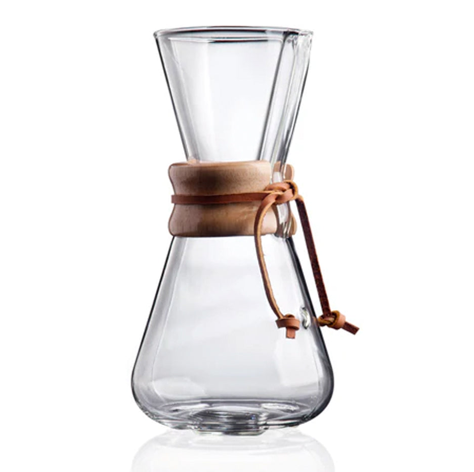 Chemex Glaskaraffe mit Holzmanschette (300ml)