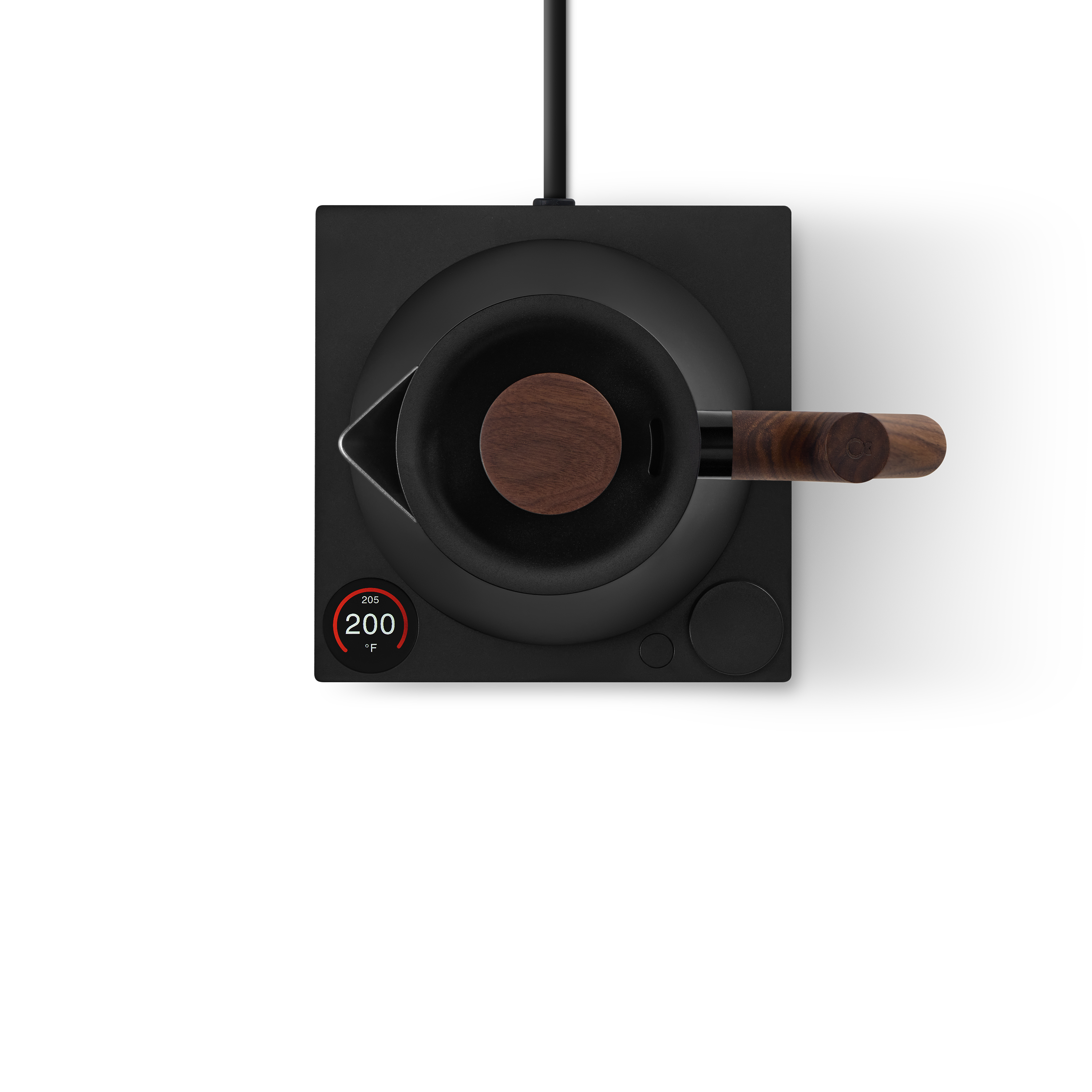 Fellow Corvo EKG Pro 0.9L | Wasserkessel | Schwarz + Walnuss