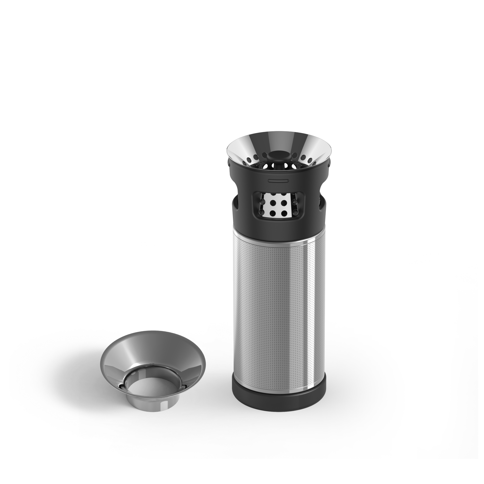 Fellow Carter Infuser Snap‑In Filterkorb Edelstahl Silikon Kupfer