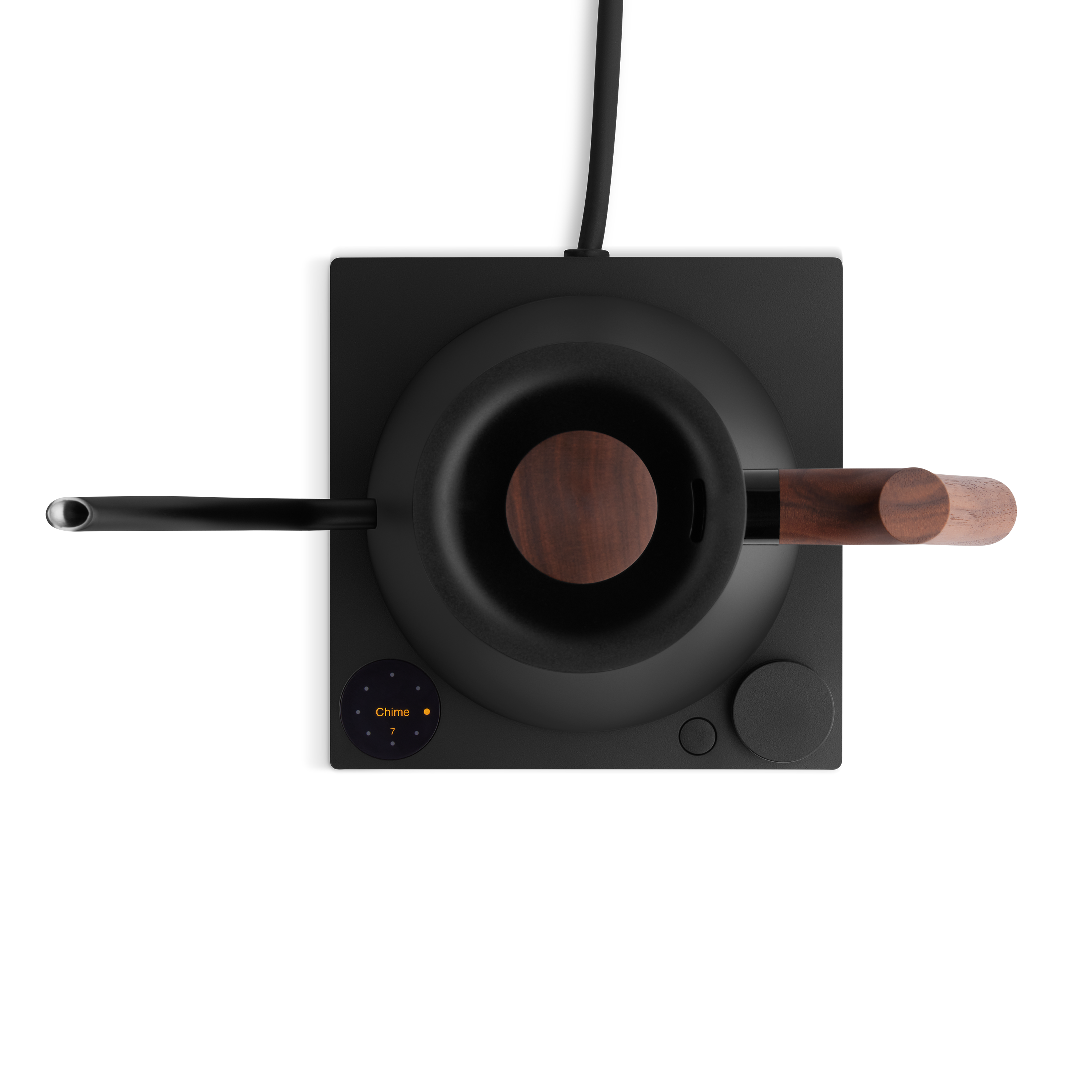 Fellow Stagg EKG Pro black with walnut handle