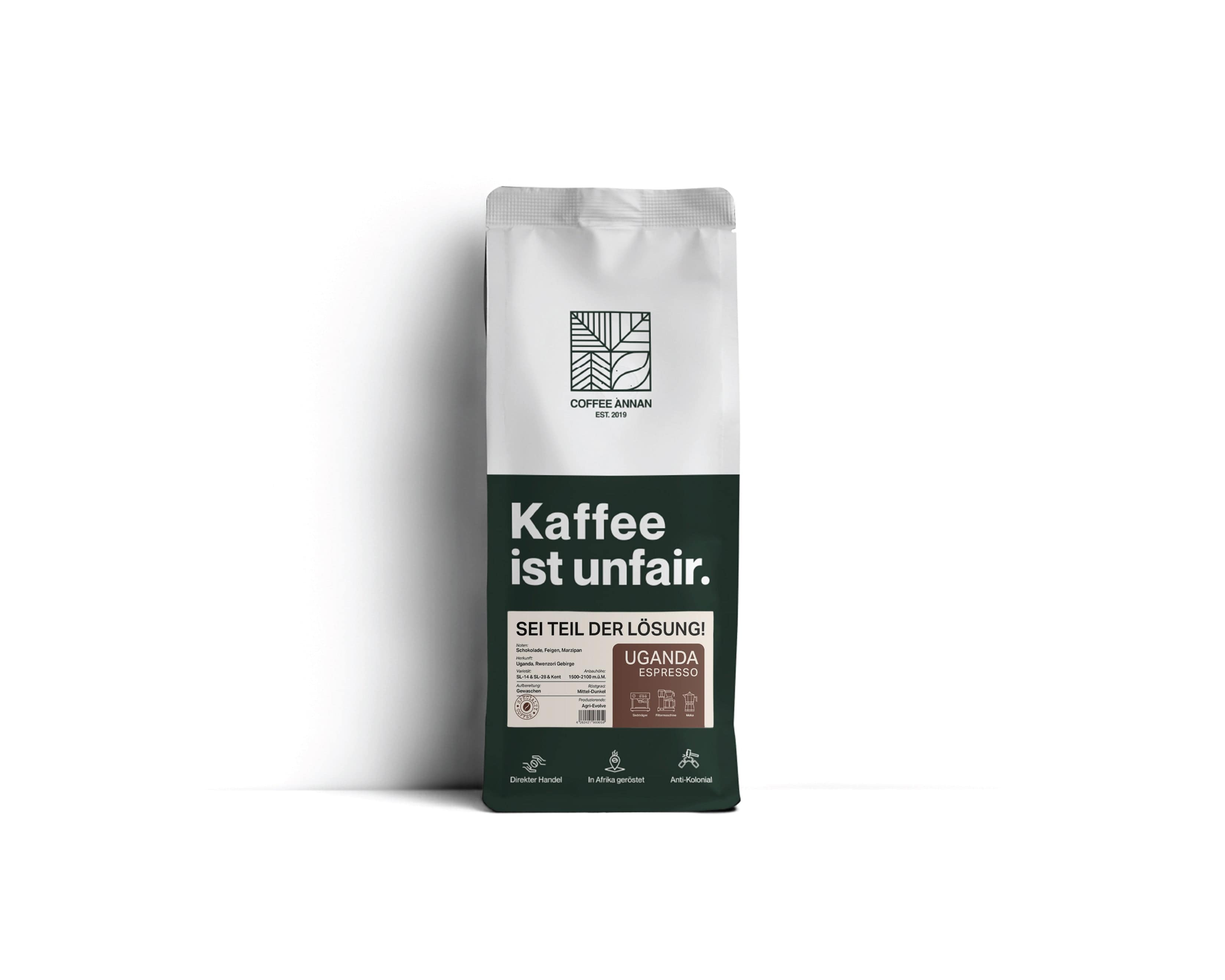 Uganda | Specialty Coffee | Espresso Roast - Coffee Annan