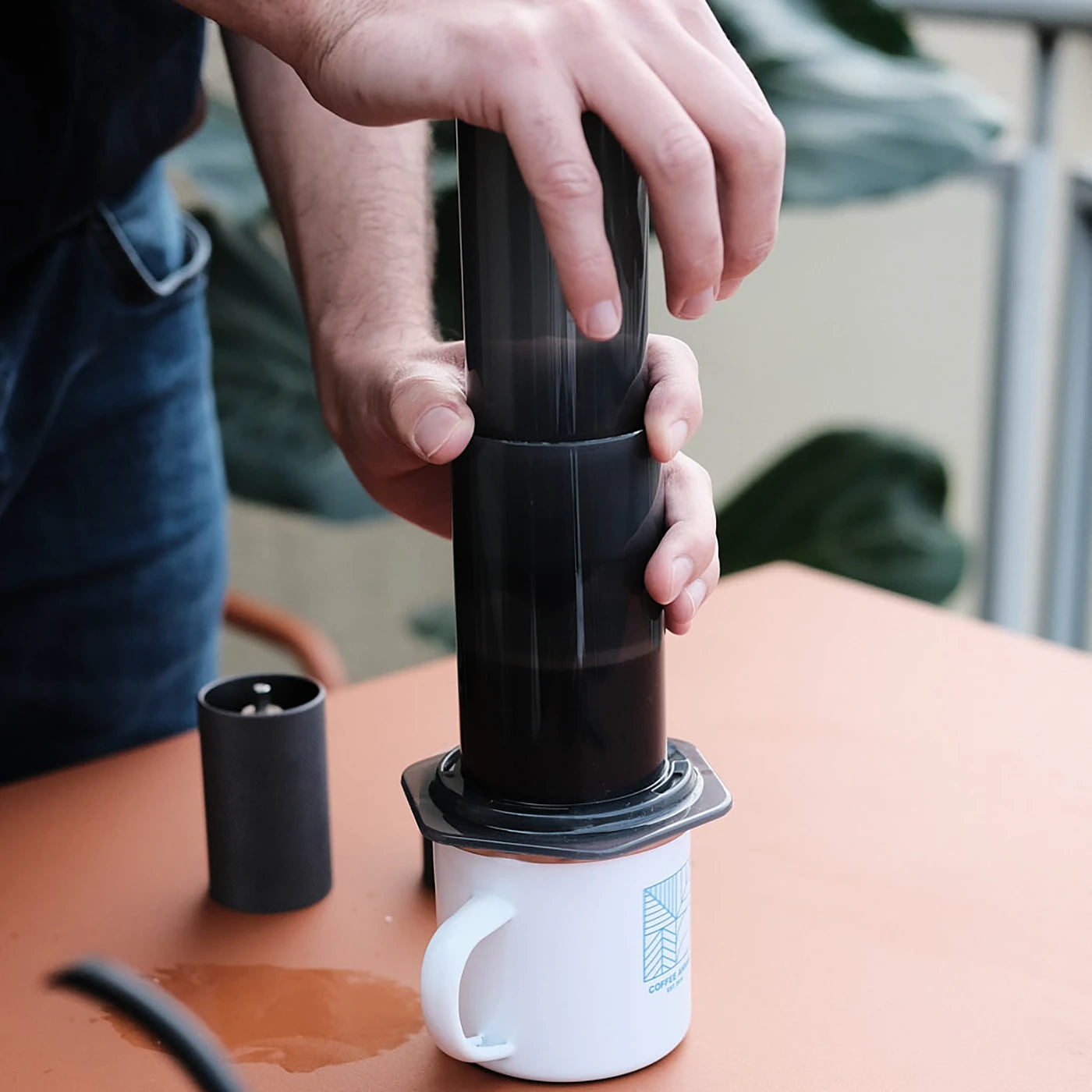 aeropress kaffe zubereiter kafeeebereiter aero press zubereitung kaffee