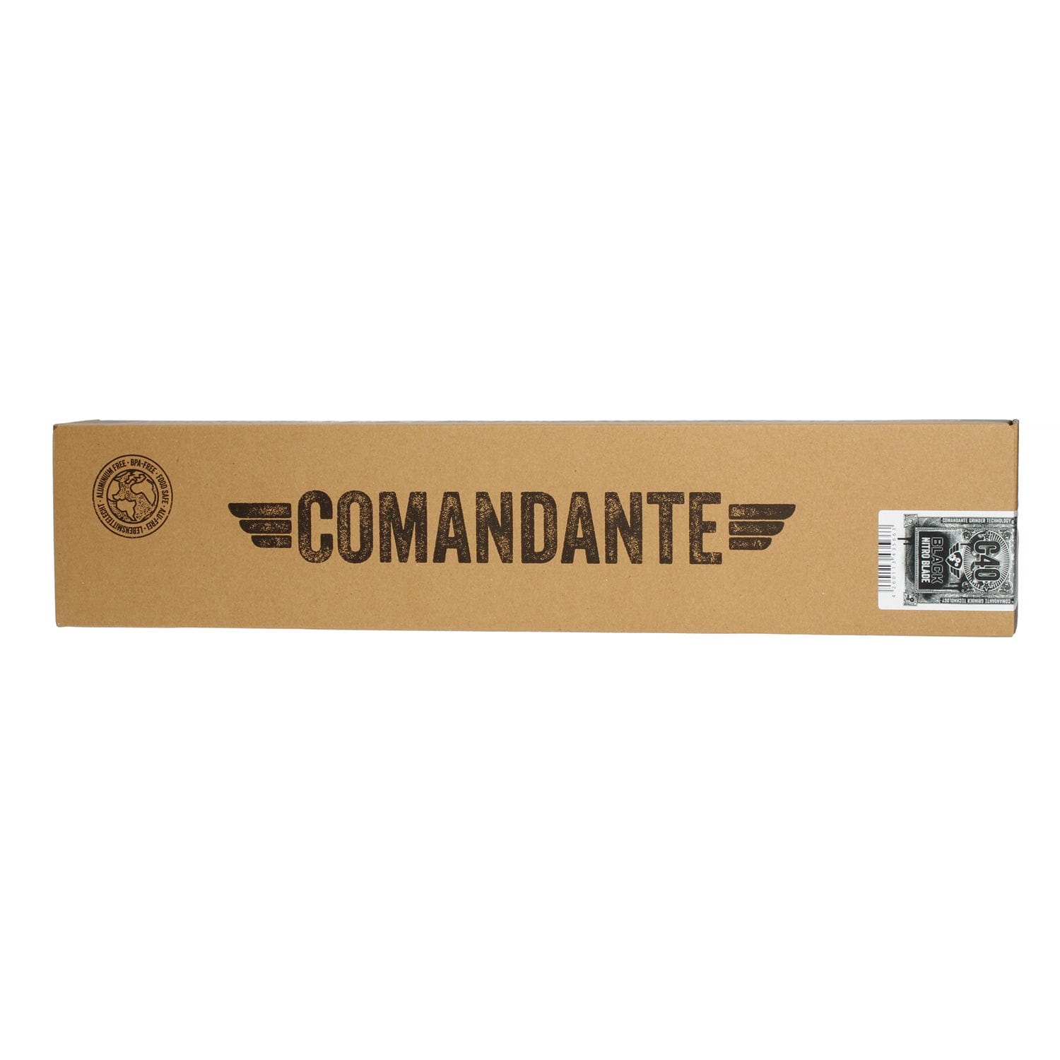 Comandante C40 MK3 Nitro Blade Kaffeemühle Verpackung mit Logo Coffee Annan