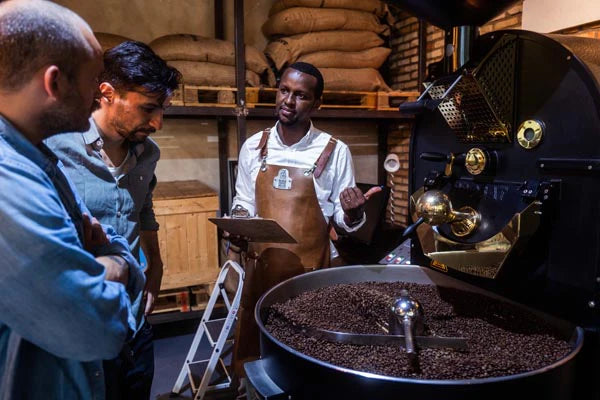 explaining roasting process ethiopia machine Coffee Annan