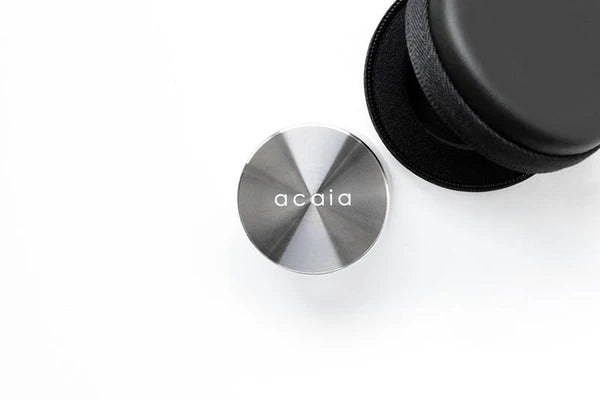 Acaia stainless steel coffee scale calibration weight