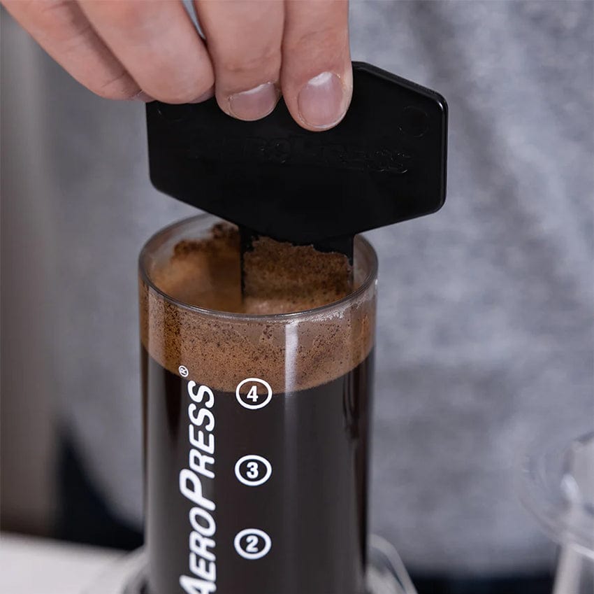 AeroPress Coffee Maker Clear | Neues Design + Rührstab