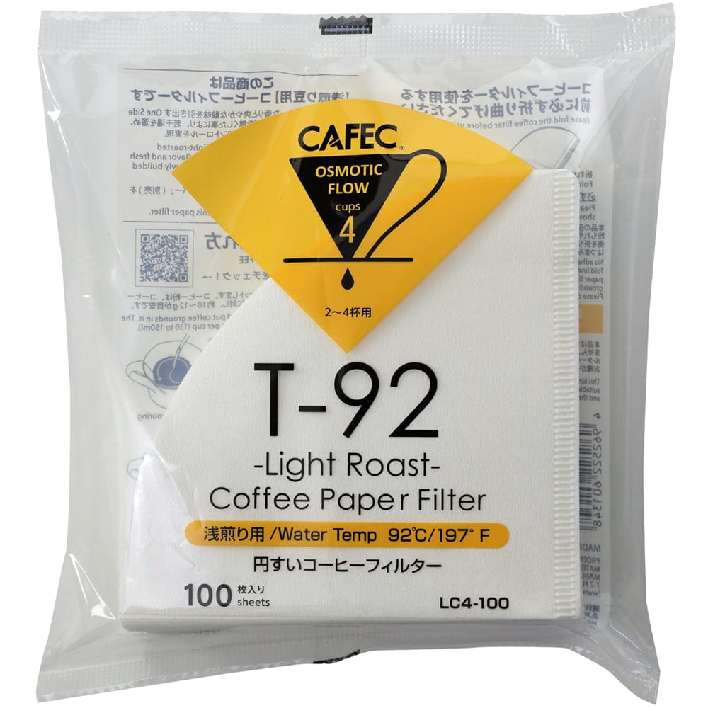 CAFEC Filterpapier Light Roast Coffee Cup 4, 100 Stück - Made in Japan